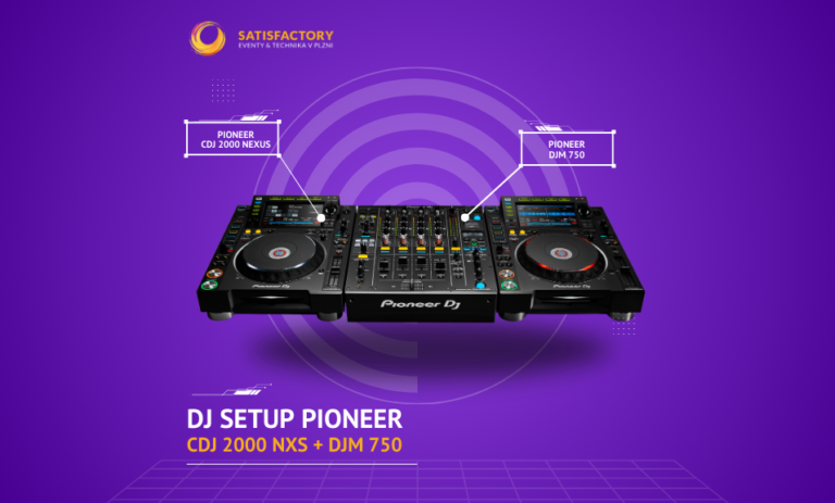 2x Pioneer CDJ 2000 Nexus + DJM 750