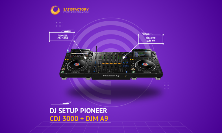 2x Pioneer CDJ 3000 + DJM A9